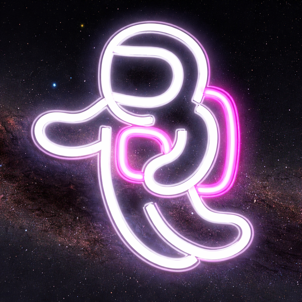 Cute Astronaut LED Neon Sign Space Theme Light for Kids Room Bedroom Wall Decor