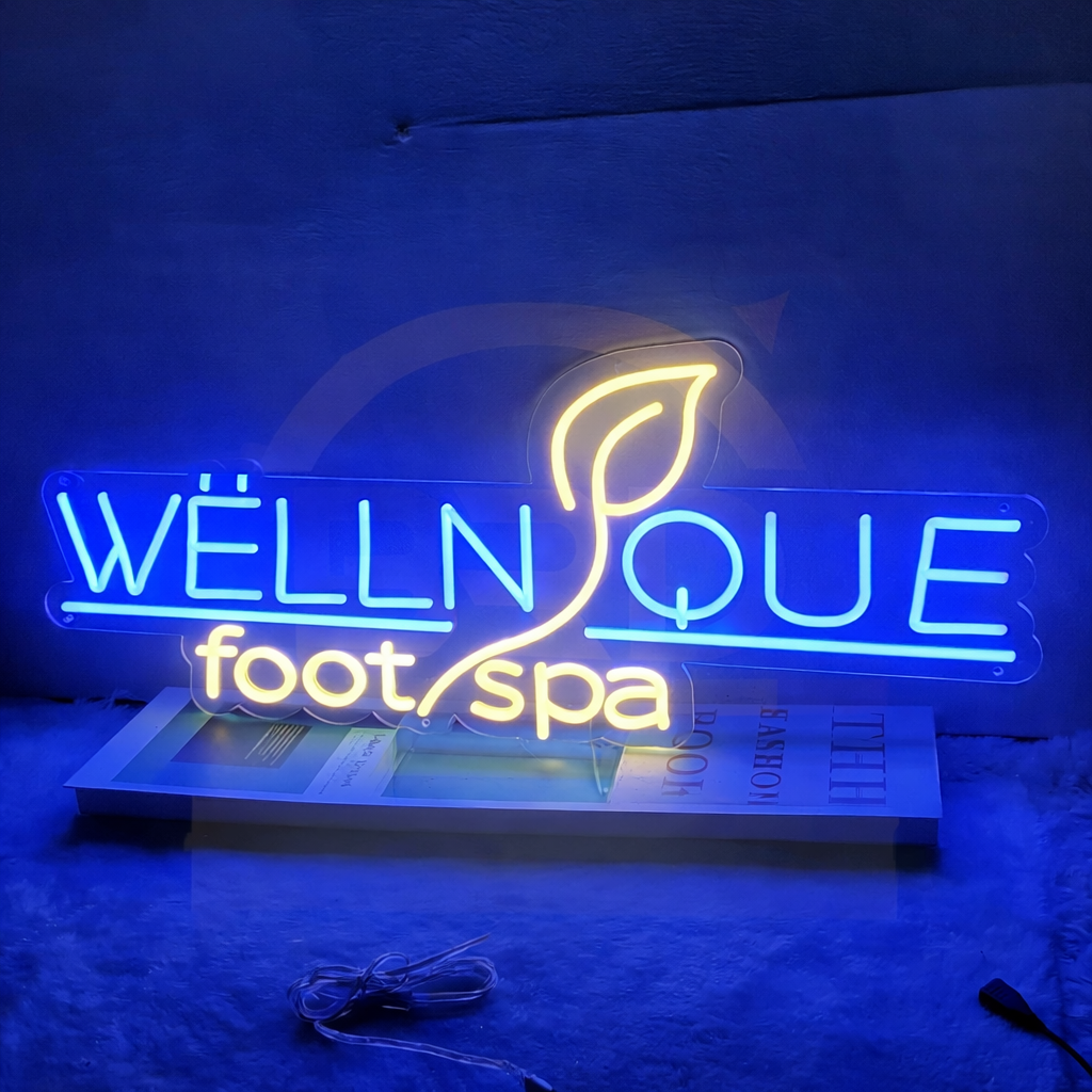 Mini Warm White LED Neon Accent Light for Desk and Small Space Decor