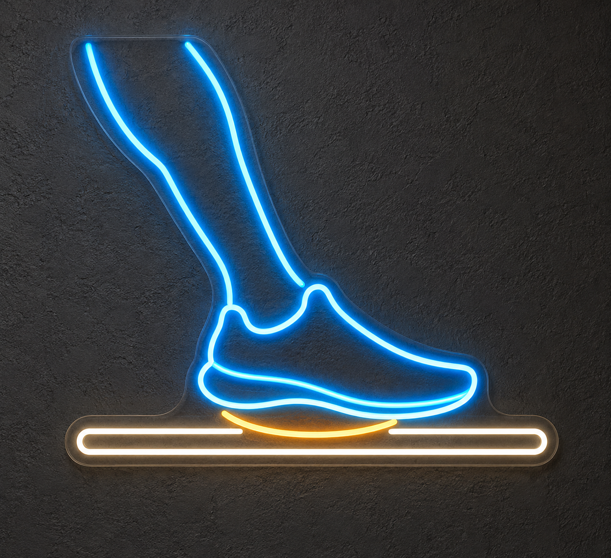 Balance Training LED Neon Sign for Sports Medicine Clinics - design reference