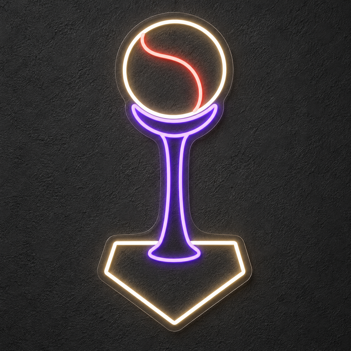 Baseball Batting Tee LED Neon Sign for Batting Centers - design reference
