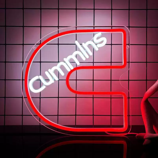 Custom Letter C LED Neon Sign for Garage Wall Decor