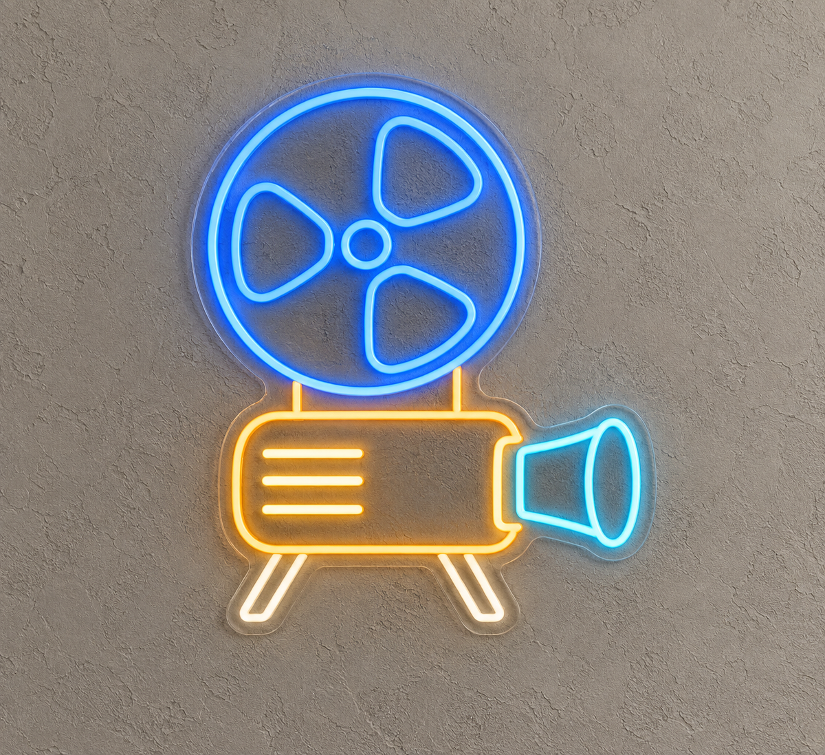 Cinema Projector LED Neon Sign for Movie Theaters - design reference