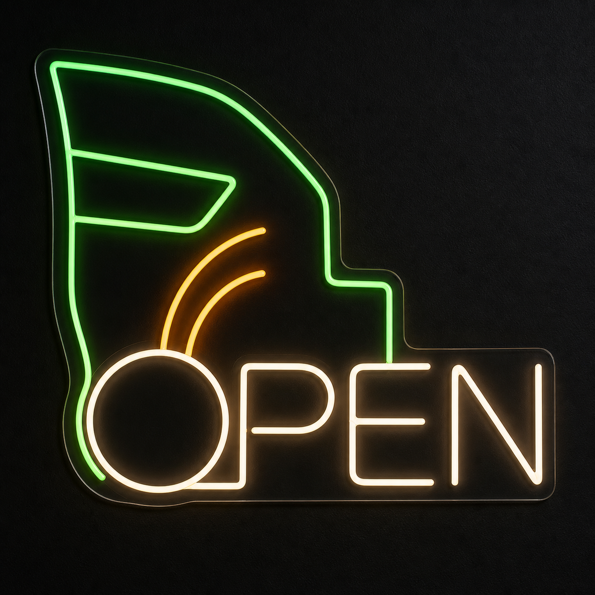 Car Audio OPEN LED Neon Sign for Car Audio Shops - design reference