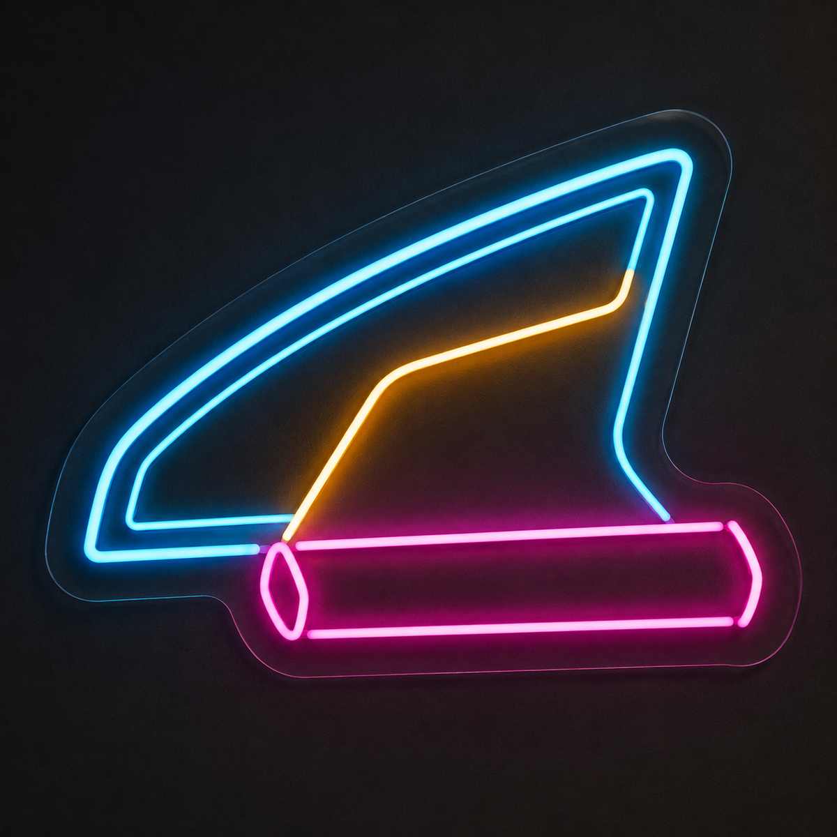 Car Window and Tint Film Roll LED Neon Sign for Tint Shops - design reference