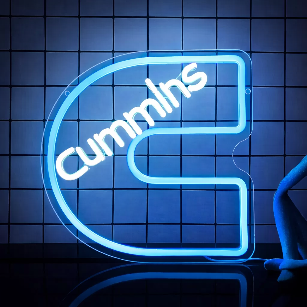 Custom Letter C LED Neon Sign for Garage Wall Decor