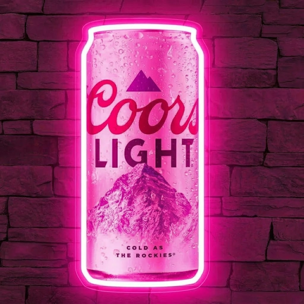 Custom Beer Can LED Neon Sign for Bar Wall Decor Man Cave Light
