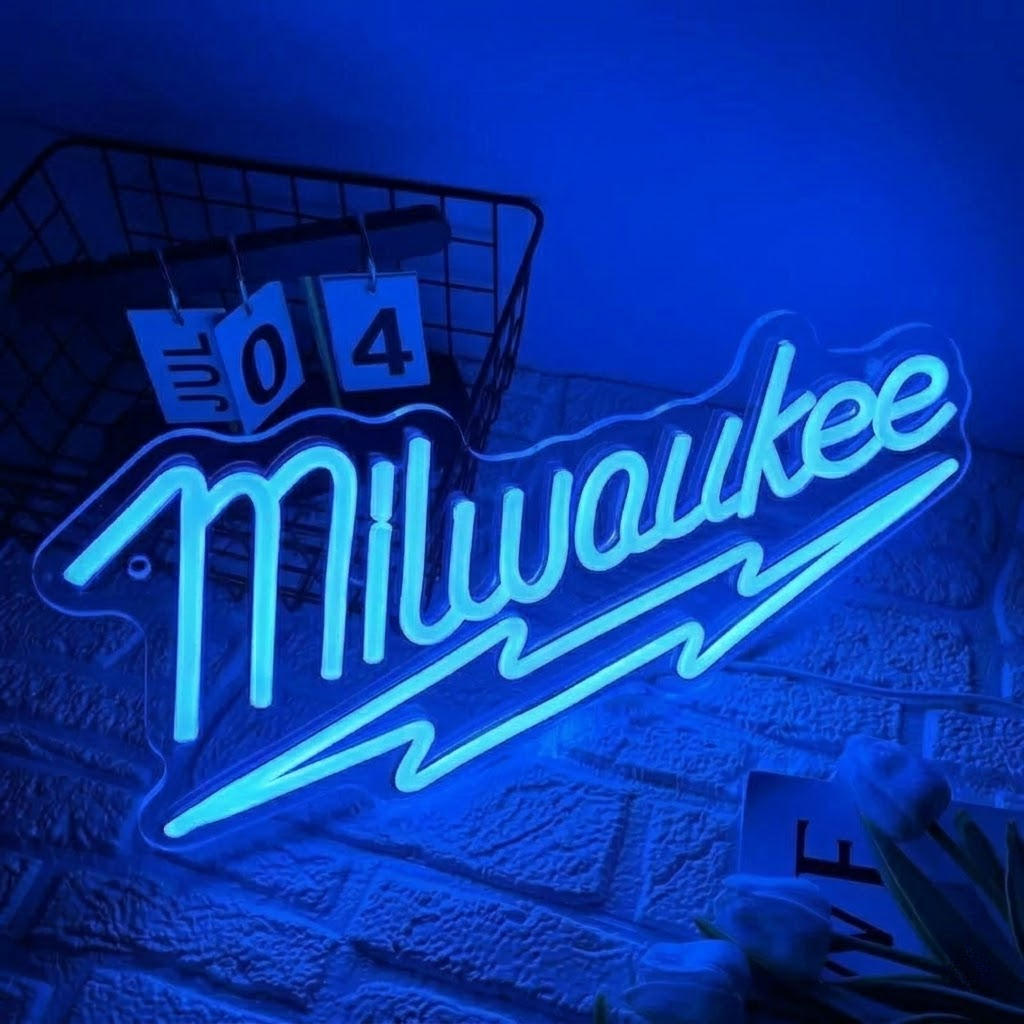 Personalized Garage Script LED Neon Sign for Workshop Wall Decor