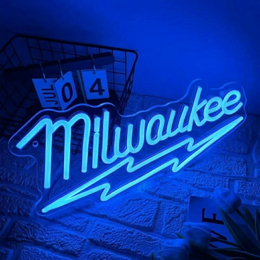 Personalized Garage Script LED Neon Sign for Workshop Wall Decor