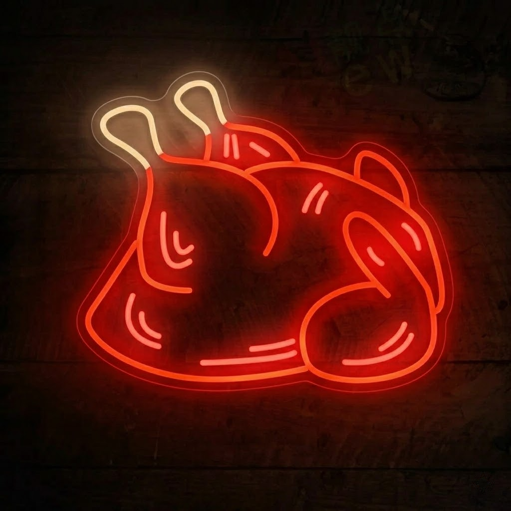 Roasted Whole Chicken LED Neon Sign for Restaurant Kitchen and Food Display