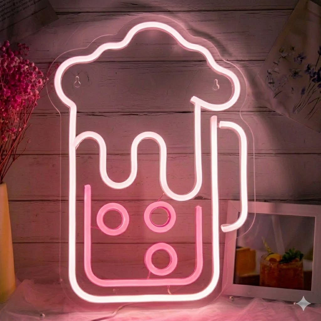 Better Together LED Neon Sign Elegant Cursive Wall Decor for Weddings Engagements and Home Interior