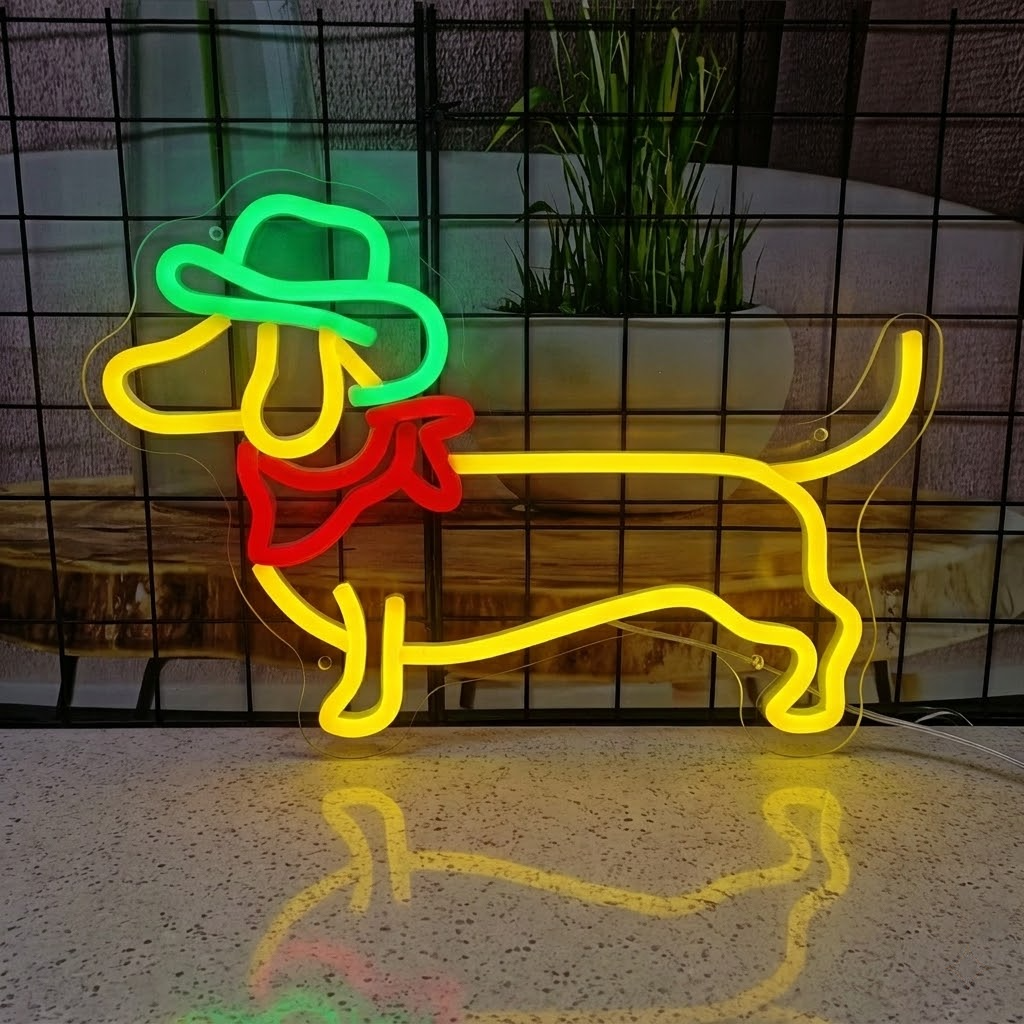 Elegant Warm Glow LED Neon Mirror Sign for Bedroom, Vanity & Luxury Room Decor