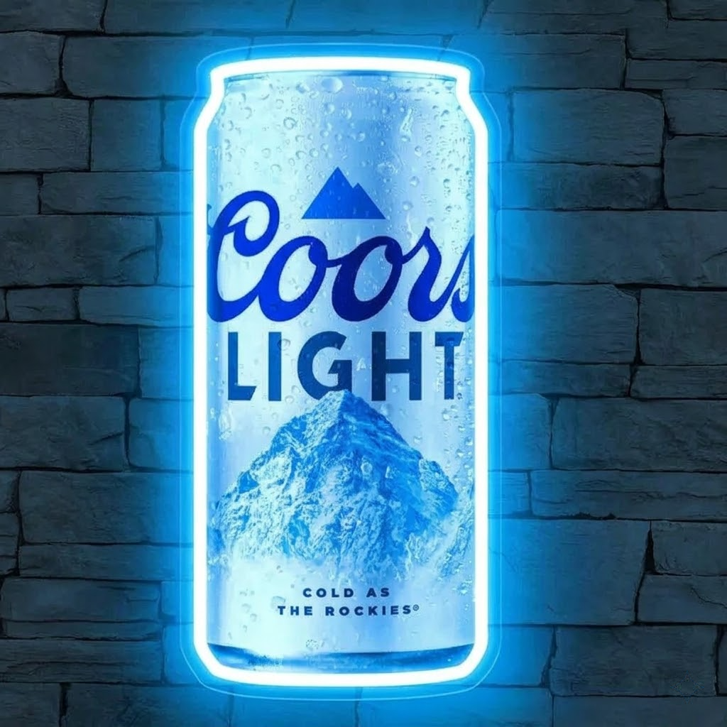 Custom Beer Can LED Neon Sign for Bar Wall Decor Man Cave Light