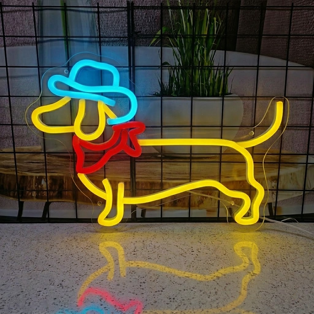 Elegant Warm Glow LED Neon Mirror Sign for Bedroom, Vanity & Luxury Room Decor