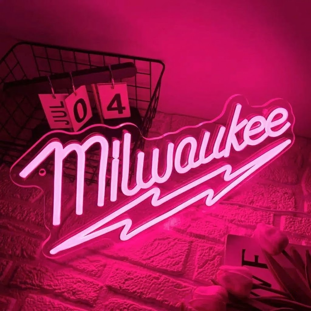 Personalized Garage Script LED Neon Sign for Workshop Wall Decor