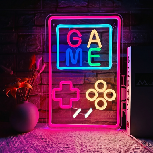 Game LED Neon Sign Colorful Gaming Neon Light Wall Decor for Game Room Bedroom