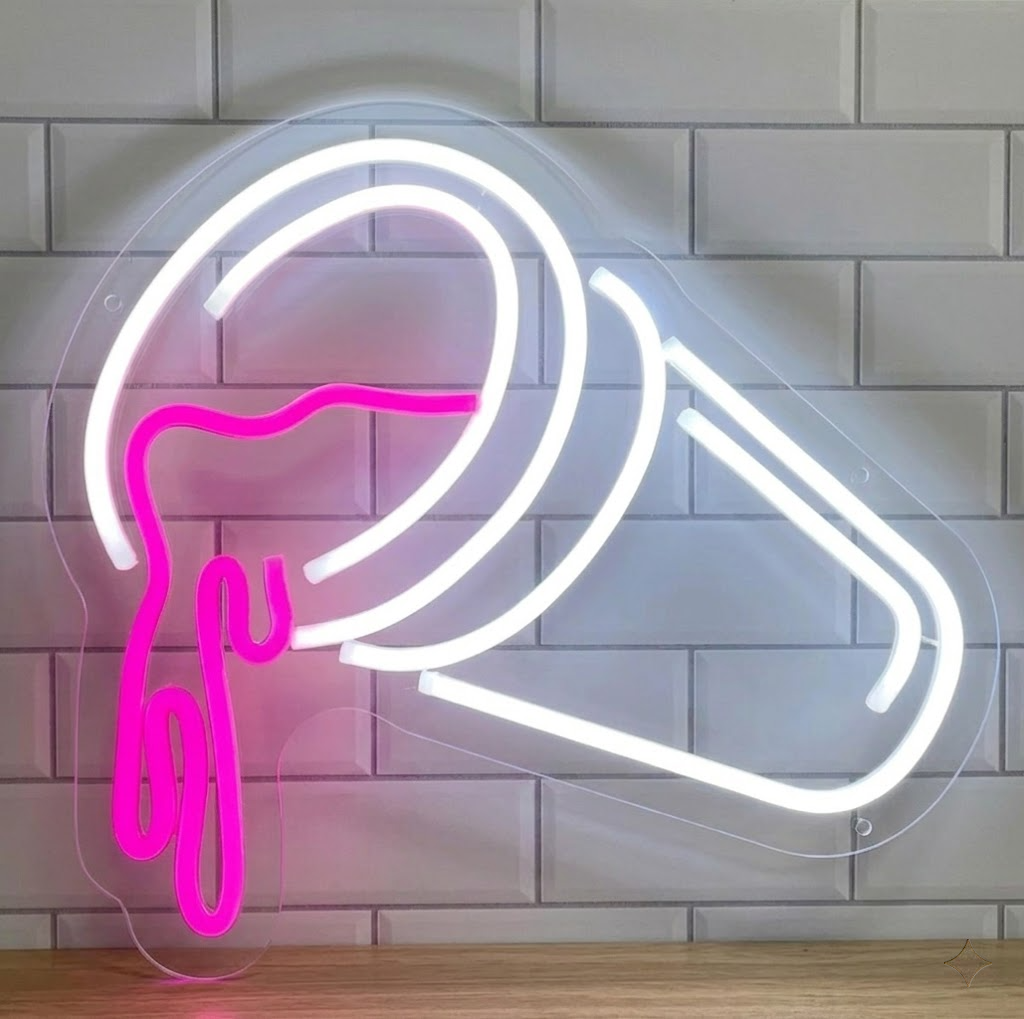 Neon Salt Shaker LED Sign for Kitchen, Bar, and Restaurant Decor