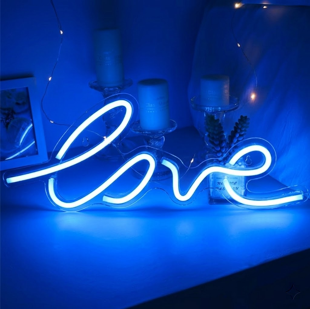 Love LED Neon Sign Romantic Wall Decor for Bedroom Wedding Party