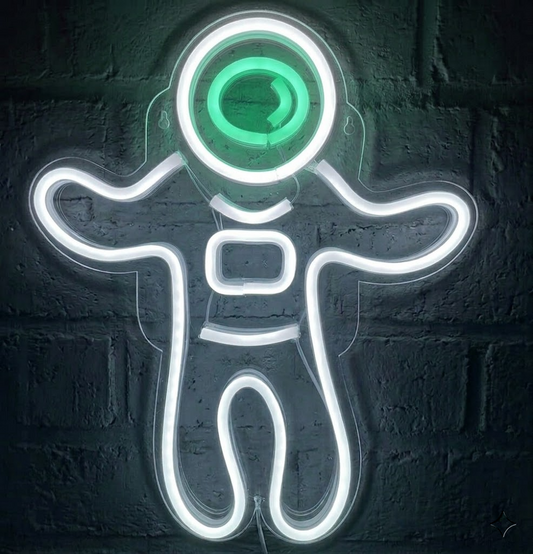 Astronaut LED Neon Sign for Kids Room Space Wall Decor