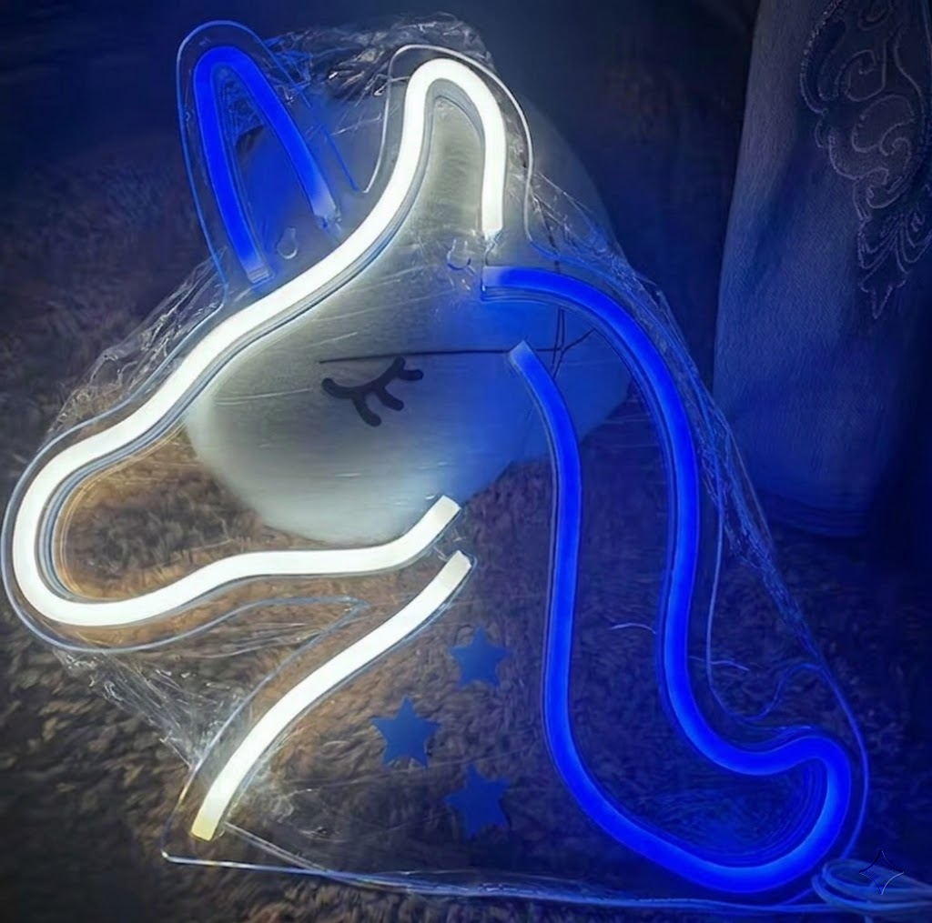 Unicorn LED Neon Sign Pink Light for Bedroom Girls Room Decor Gift