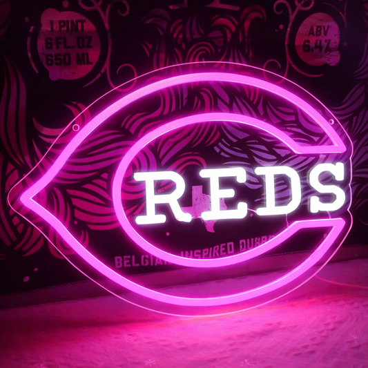 Baseball Team Neon Sign LED Sports Light for Bar Game Room Decor