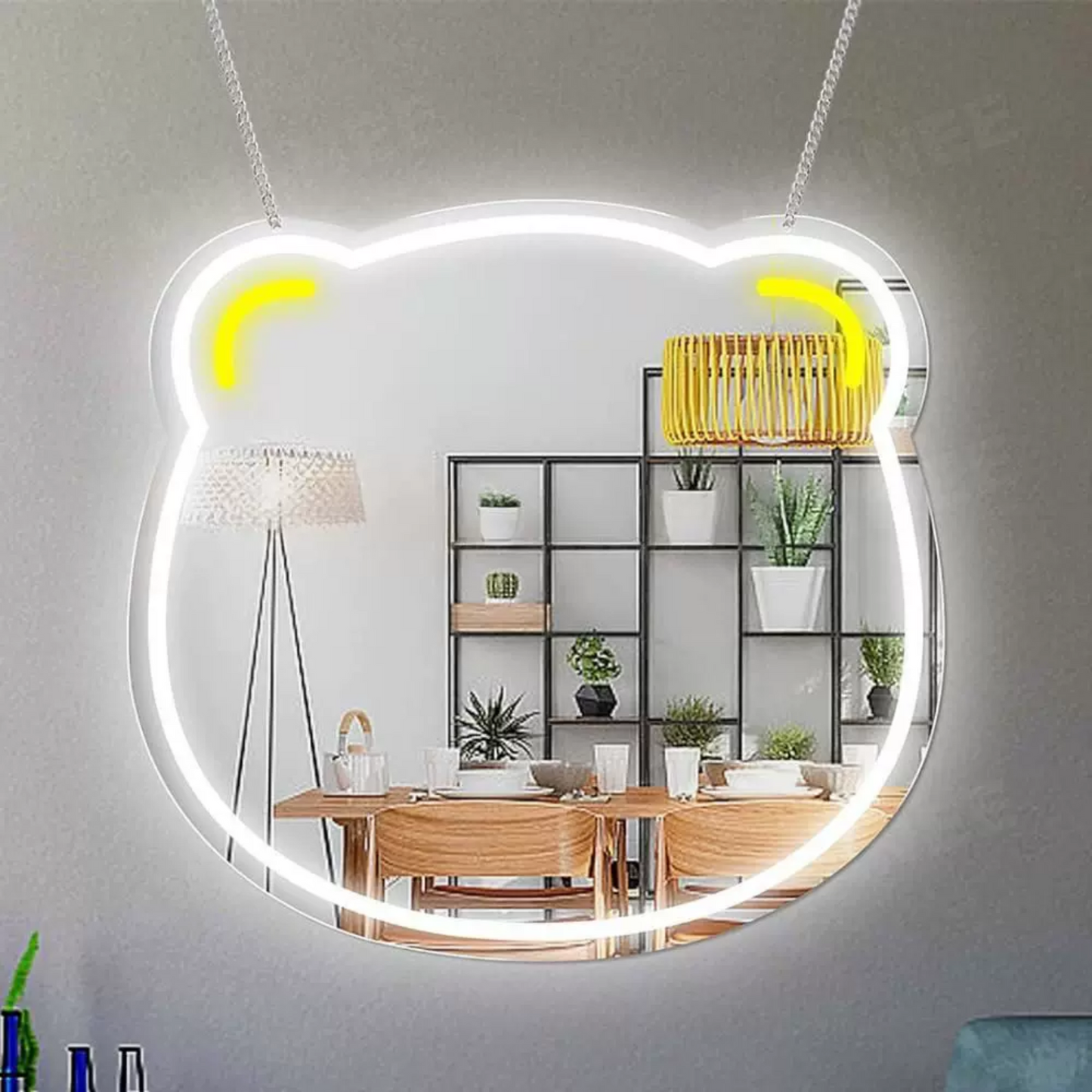 Minimalist Wave LED Neon Sign for Modern Home & Ambient Decor