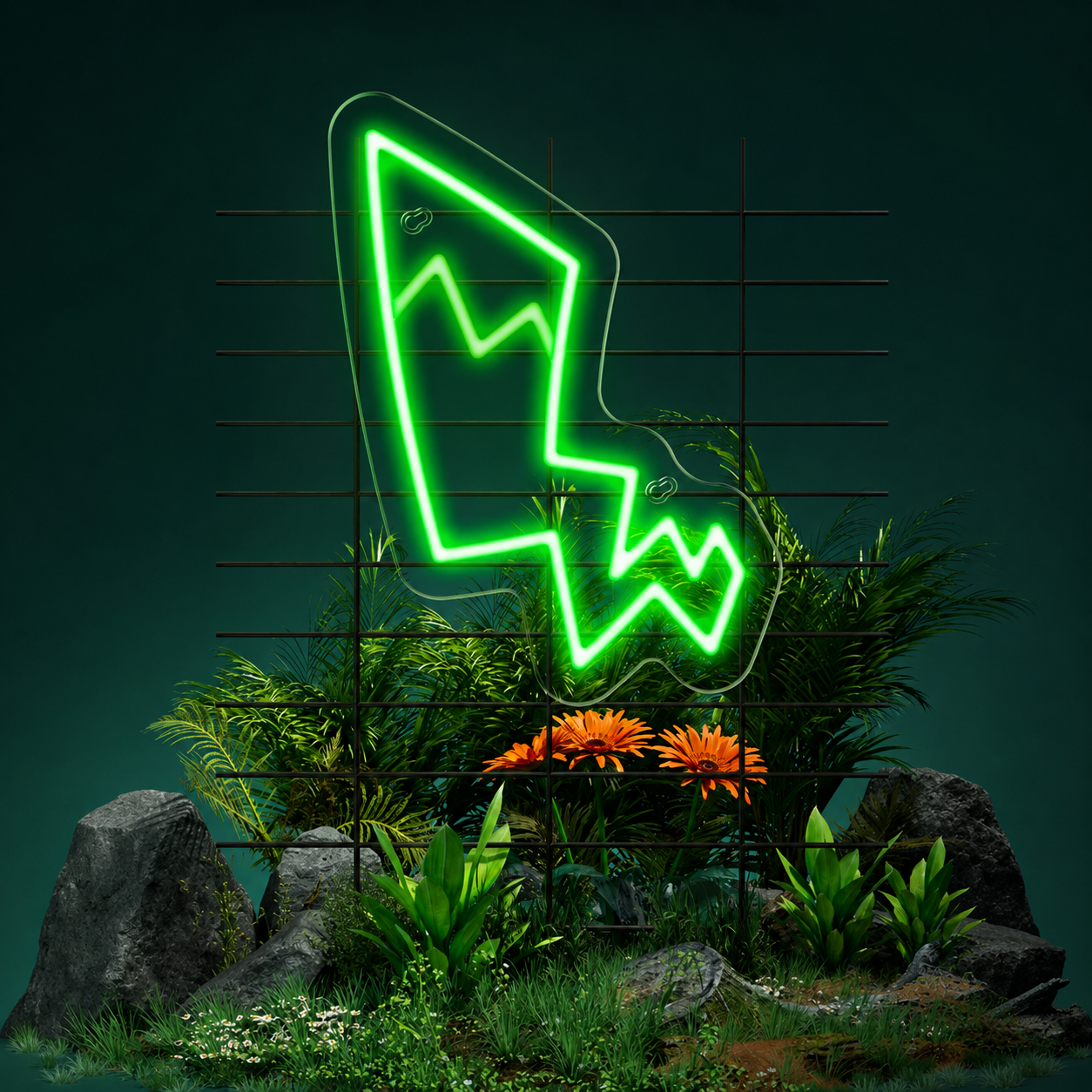 Lightning Bolt LED Neon Sign Yellow Thunder Neon Light Wall Decor for Bedroom Gaming Room