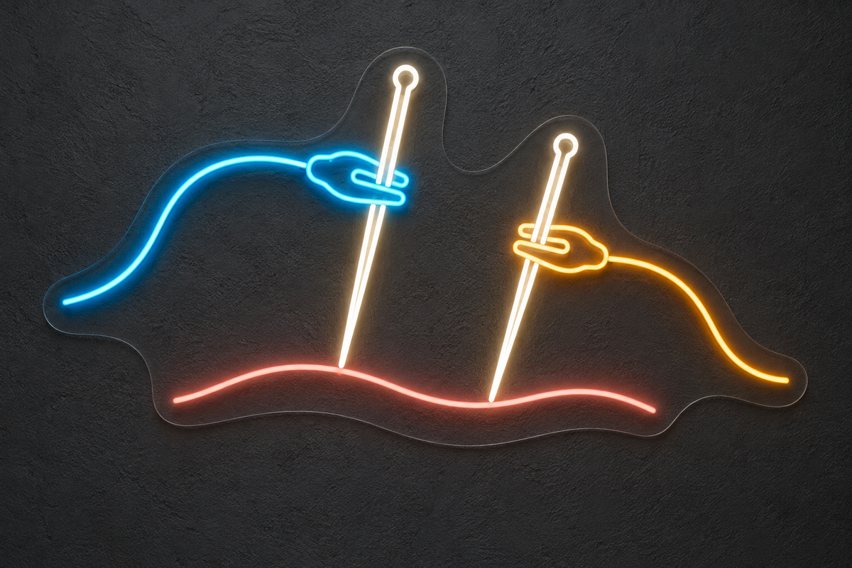 Electroacupuncture LED Neon Sign for Acupuncture Clinics - design reference