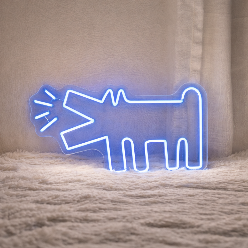 Minimal Growth Line LED Neon Sign for Office Wall Decor