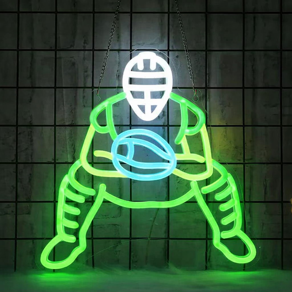 Basketball Player LED Neon Sign Sports Neon Light for Room Gym Wall Decor