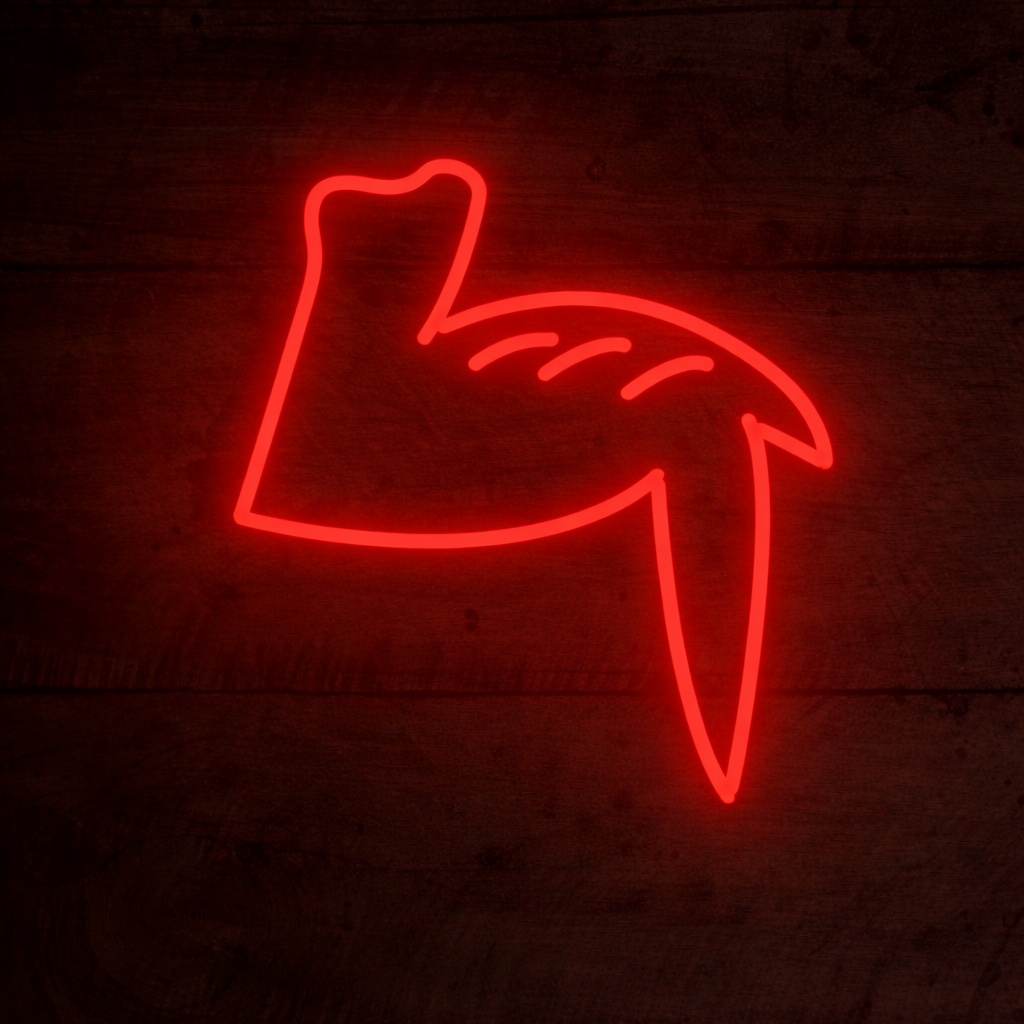 Chicken Wing LED Neon Sign for Restaurant Bar and Snack Shop Decor
