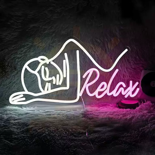 Pedicure LED Neon Sign with Foot Design for Nail Salon and Spa Decor