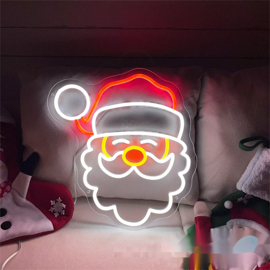 LED Santa Claus Neon Sign for Christmas Home Decoration
