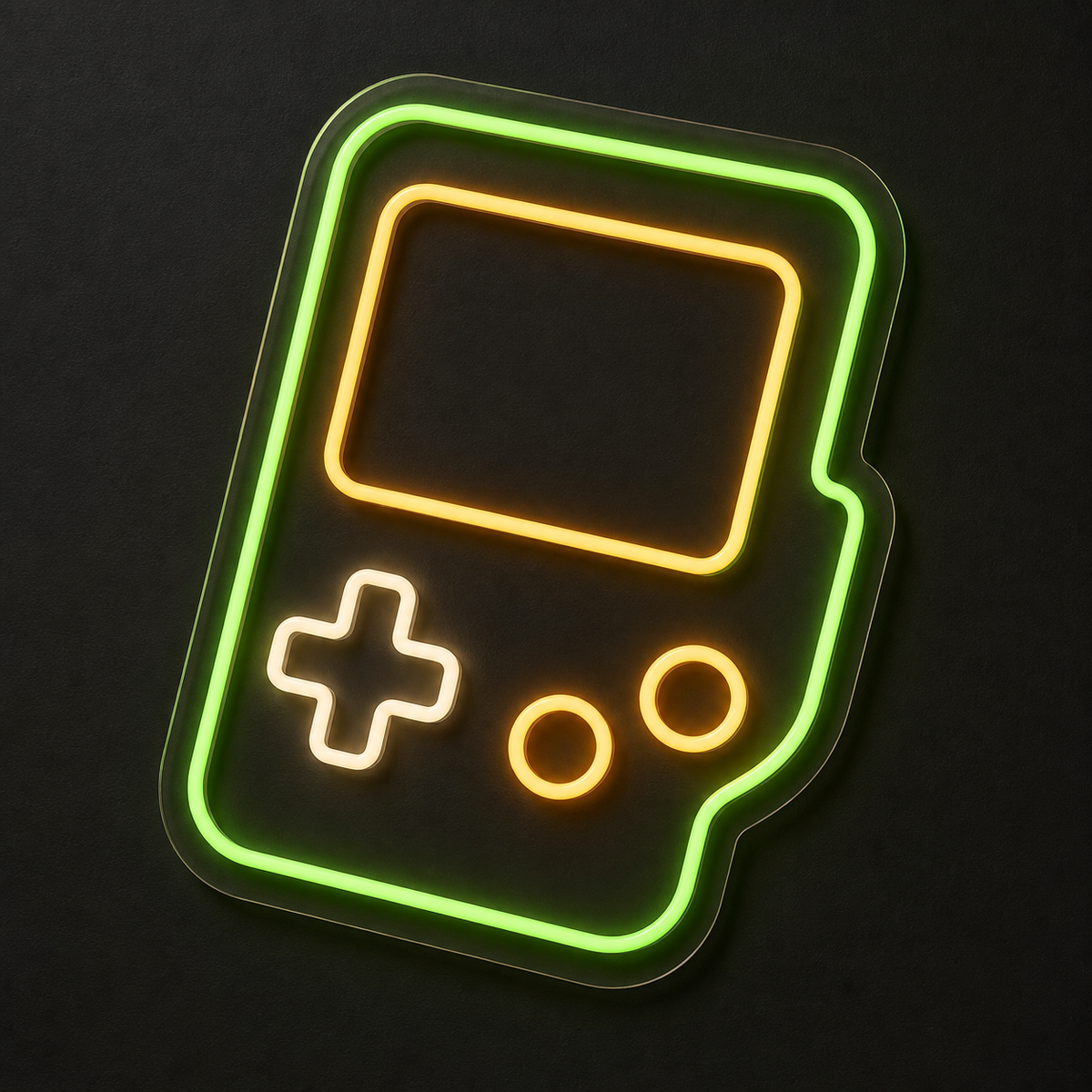 Handheld Game Console LED Neon Sign for Retro Game Rooms - design reference