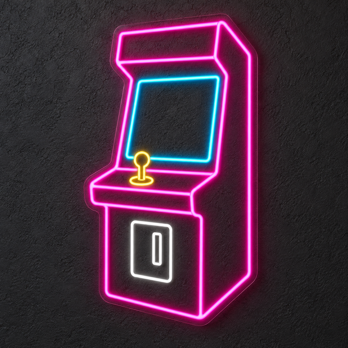 Retro Arcade Cabinet LED Neon Sign for Arcades - design reference