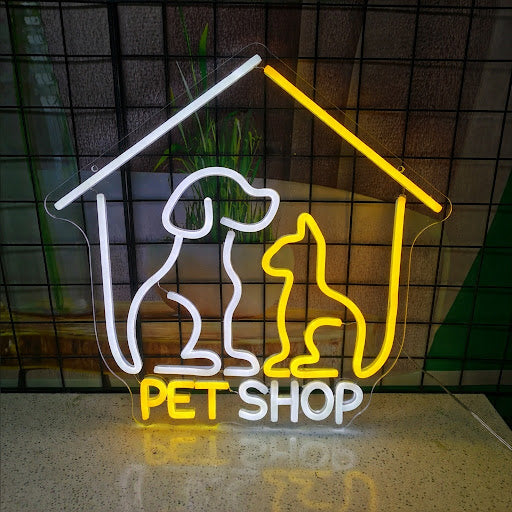 Glitch Burger LED Neon Sign for Restaurant, Bar & Street Style Room Decor
