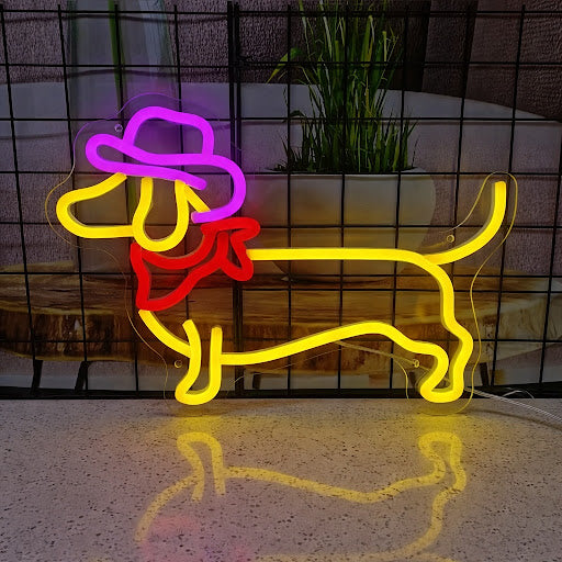Elegant Warm Glow LED Neon Mirror Sign for Bedroom, Vanity & Luxury Room Decor